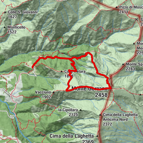 Amatrice - Colle del Vento - Stazzi di Gorzano - Monte Gorzano