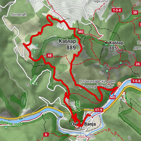 Овчар Бања - Ресторан Дом - Каблар - Игралиште за децу