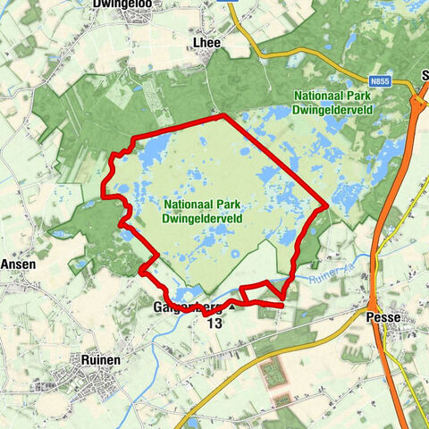 Ruinen - Galgenberg - Anholt - 't Olde Posthuus