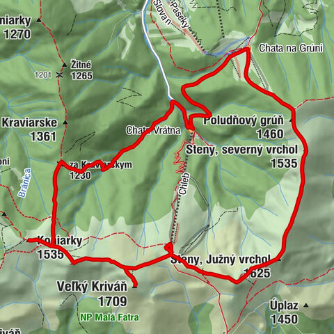 Vrátna - Hromové - Chleb - Veľký Kriváň