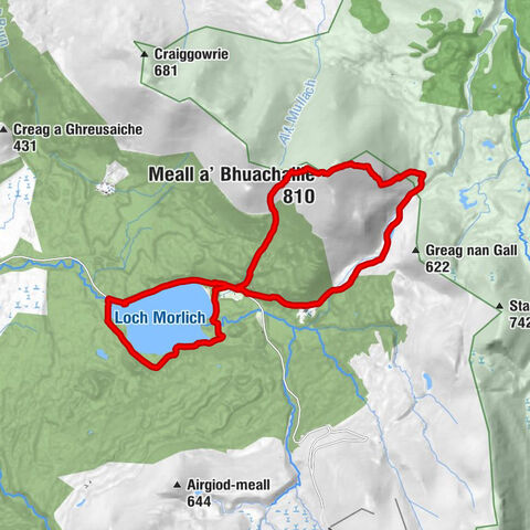 Glenmore - Meall a' Bhuachaille - Ryvoan Bothy - Ryvoan Pass