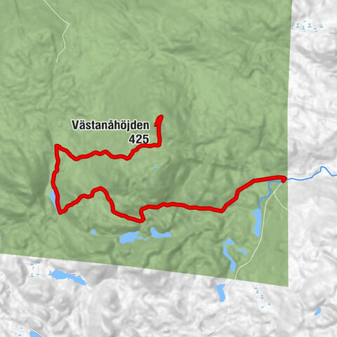 Nätra distrikt - Västanåhöjden - Näsbodarna - Skrikestugan