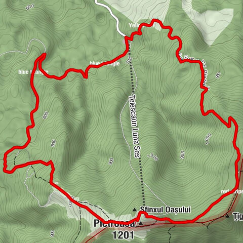 Negrești-Oaș - Pietroasa - Vf. Pietroasa - Izvorul Tiganu