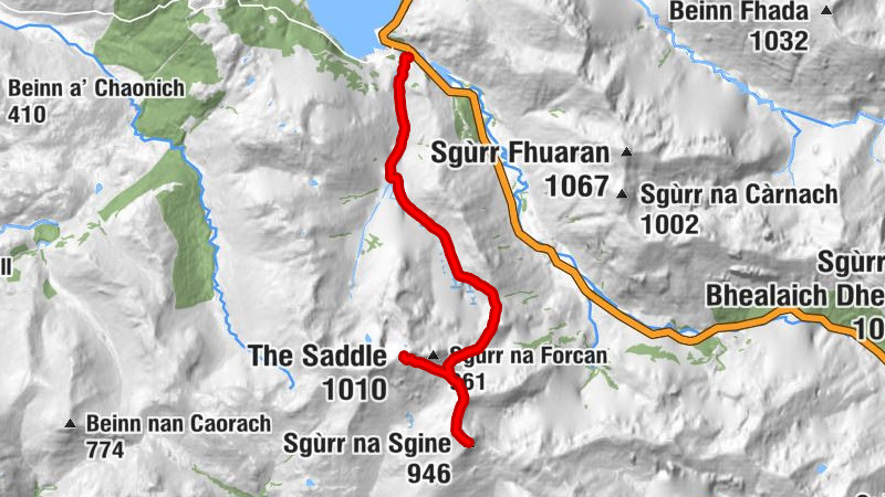 Highland - Meallan Odhar - The Saddle - Sgùrr na Sgine