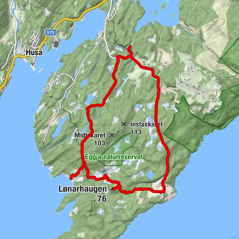 Kvinnherad - Åshaugen - Lønarhaugen - Brendehaugen