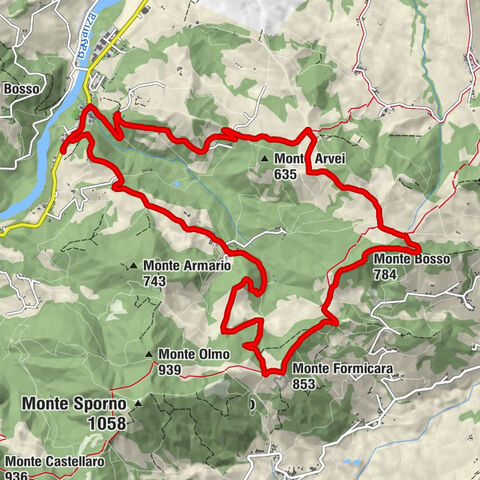 Locanda Marzolara - Monte Milano - Monte Bosso - Monte Formicara