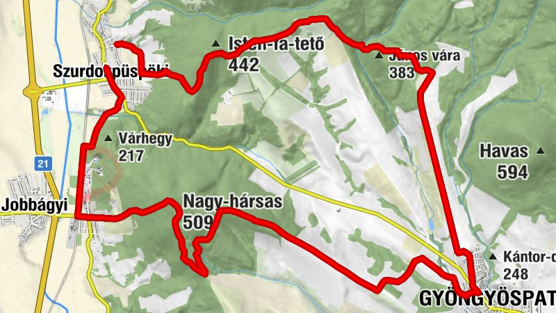 Szurdokpüspöki - Nagy-hársas - Kis-hegy - Szűz Mária