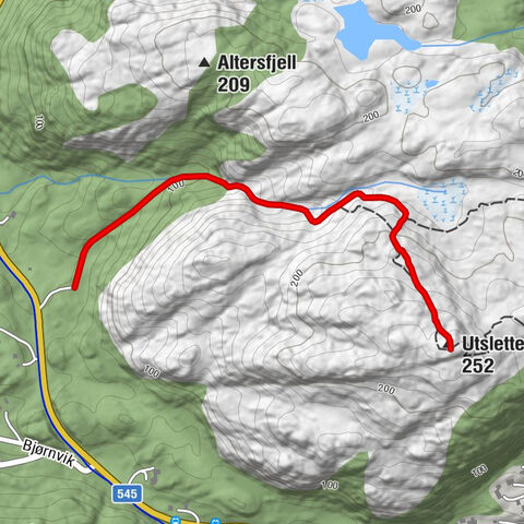 Stord - Utslettefjellet