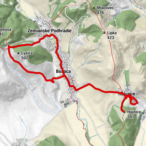 Haluzice - Hájnica - Kostol Nanebovzatia Panny Márie - Bošáca