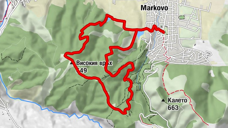 Марково - Високия връх - Манчова поляна