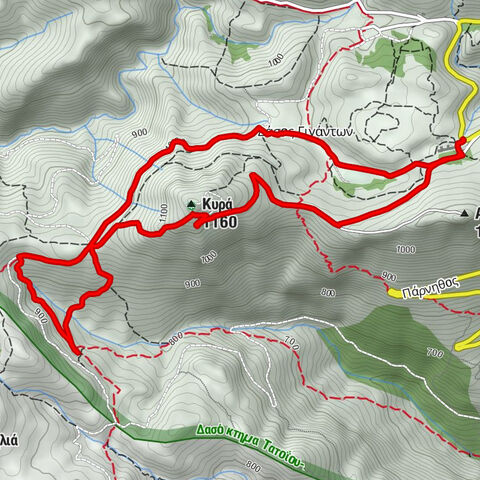 Κοινότητα Αχαρνών - Κυρά - Άγιος Γεώργιος - Δάσος Γιγάντων
