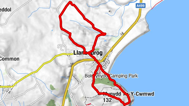 Llanbedrog - Y Gali - Mynydd Tir-Y-Cwmwd