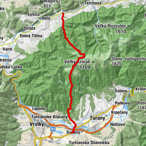 Evanjelický a. v. kostol - Ostredok - Malý Kriváň - Belá
