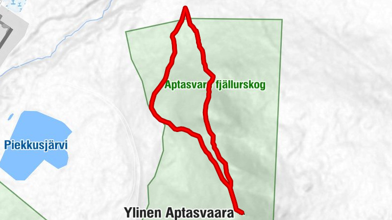 Kiruna kommun - Ylinen Aptasvaara