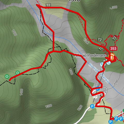 TRAIL OF THE LOOKOUTS OF THE CAMPANILE DI VAL MONTANAIA