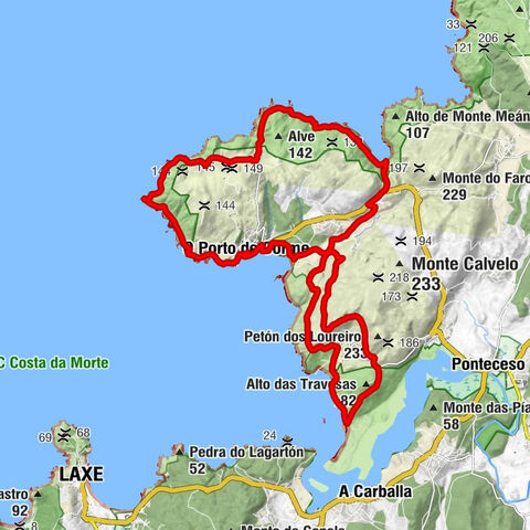 O Porto de Corme - O Gafote - O Caramanchón - Monte de Allariz