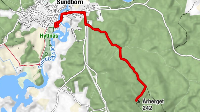 Falu kommun - Sundborn - Årberget
