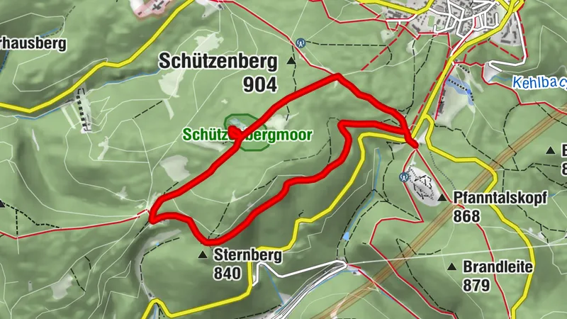 Veilchenbrunnen circular route (moor experience)