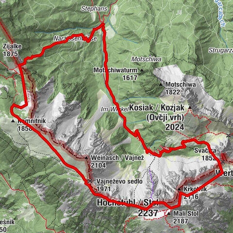 Über den Bärensattel auf den Hochstuhl
