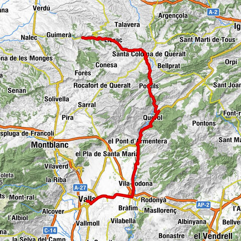 Sant Joan Baptista - Sant Antoni - Santa Susanna de Santa Perpètua de Gaià - Vallfogona de Riucorb