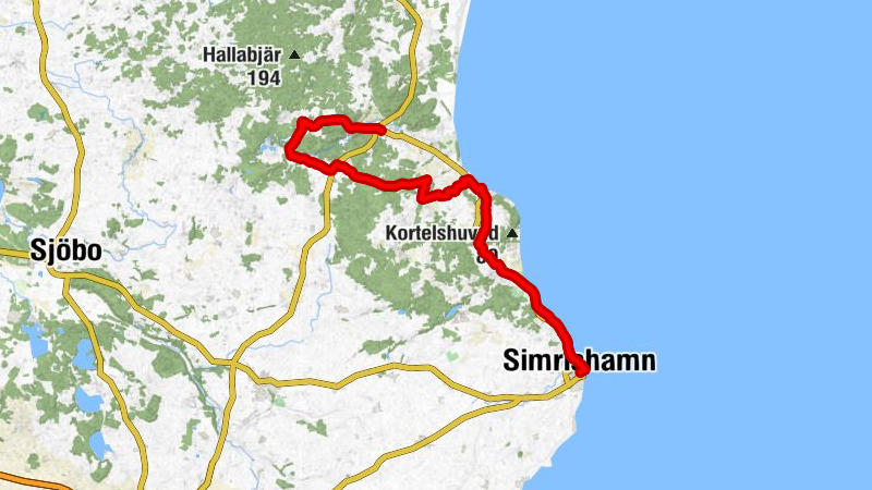 Brösarp - Grisen+Draken - Rörums kyrka - Simrishamn