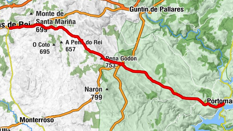 Palas de Rei - Capela da Madalena - Igrexa de San Nicolao de Portomarín - O Molidao