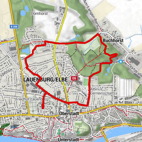 Lauenburg/Elbe - Buchhorst - Sankt Konrad
