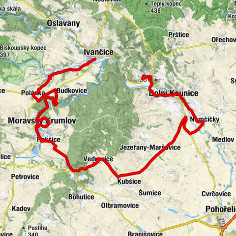 Moravské Bránice - Kaple Neposkvrněného početí Panny Marie - Kostel sv. Kunhuty - Ivančice
