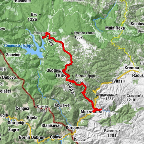 Доњи Јелисавчићи - Црква светог кнеза Лазара - Црква Светог Саве - Месна заједница Мокра Гора