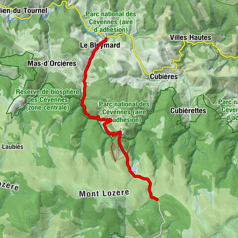 La Remise - Le Bleymard - Le Mazel - Chapelle de la Trinité du Chalet