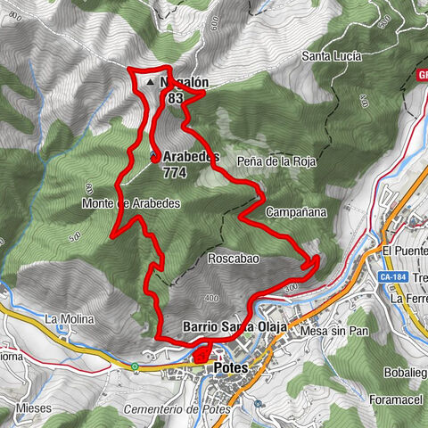 Barrio del Sol - Barrio Santa Olaja - Arabedes - Potes