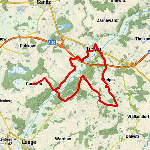 Tessin - Selpin - Neuapostlische Kirche Tessin - Sankt Johanneskirche