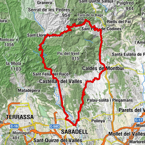 Sabadell - Castellar del Vallès - Airesol C - Caldes de Montbui