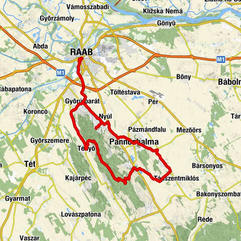 Győr - Sarokház vendéglő - Szent Márton-templom