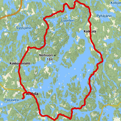 Mikkeli - Kokkosenlahti - Koikkala - Anttola