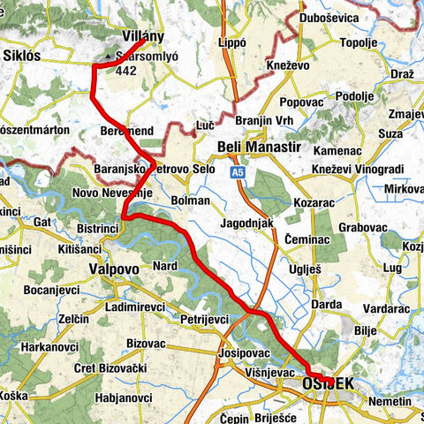 Villány - Református templom - Szerb templom - Tvrđa