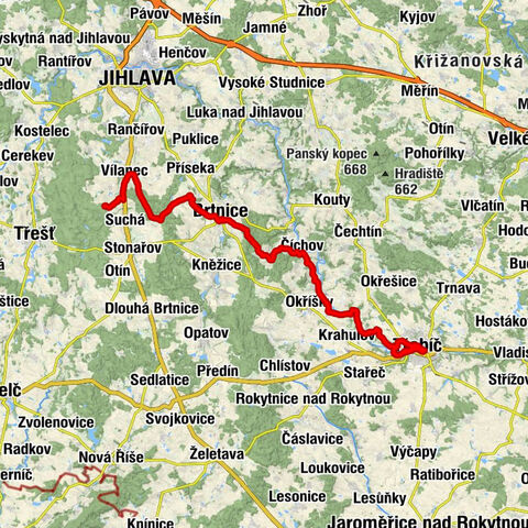 Beranovec - Blahoslavené Juliány - svatý Jakub - Podklášteří