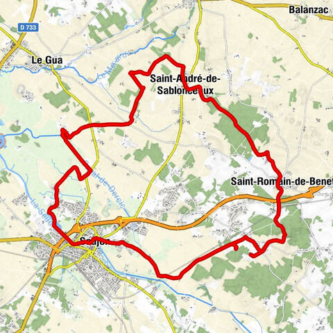 Marais du Communal - Église Saint-Pierre-ès-Liens - Église Saint-Martin-Saint-Jean-Baptiste - La Cantine