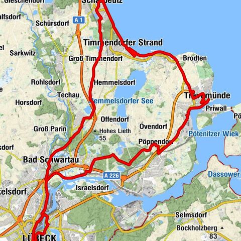 Scharbeutz - Neuapostolische Kirche Lübeck-Travemünde - St.-Paulus-Kapelle - St.-Jakobi-Kirche