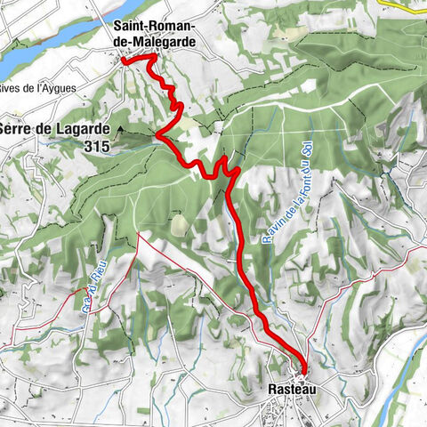 Rasteau - Saint-Roman-de-Malegarde