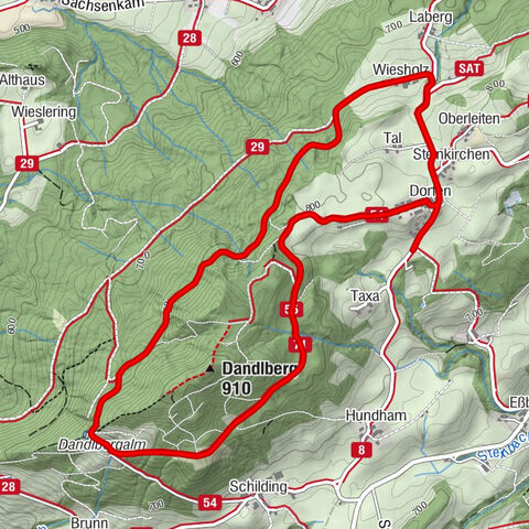 Dorfen - Steinkirchen - Tal - Unterleiten