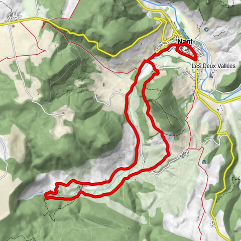 Nant - Le Sanglier Hilare - Le Valat - Le Faubourg Haut