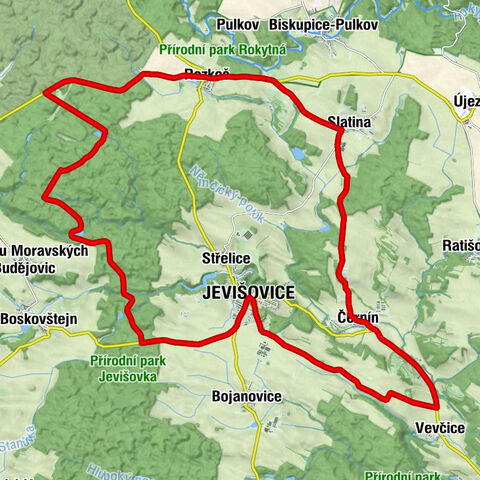 sv. Josef - Jevišovice - Rozkoš - Slatina