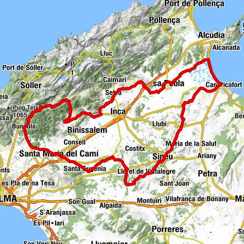 Platja de Muro - Sant Albert Magne - Sant Miquel - Santa Anna