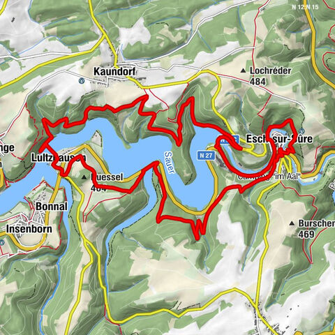 Le Postillon - Esch-sur-Sûre - Chapelle Saint-Valentin - Groussebësch