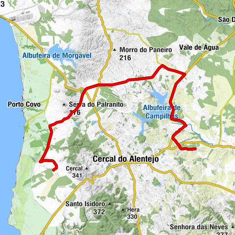 Casas Novas - Silveiras - Charnequinha - Vila Nova de Milfontes