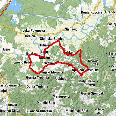 Brođani - Kocka - Padeško brdo - crkva svetog Roka