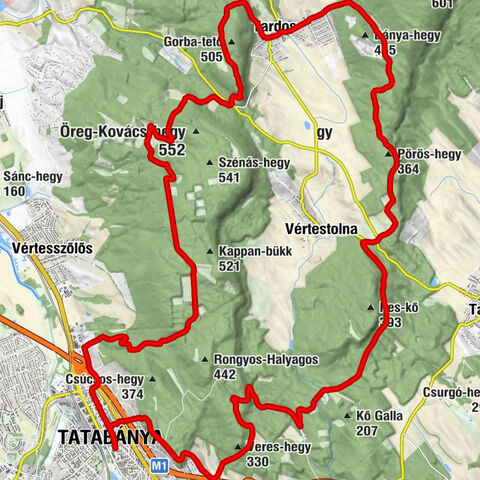 Tatabánya - Vértes László-barlang - Gyenyiszka - Szent Mária Magdolna templom