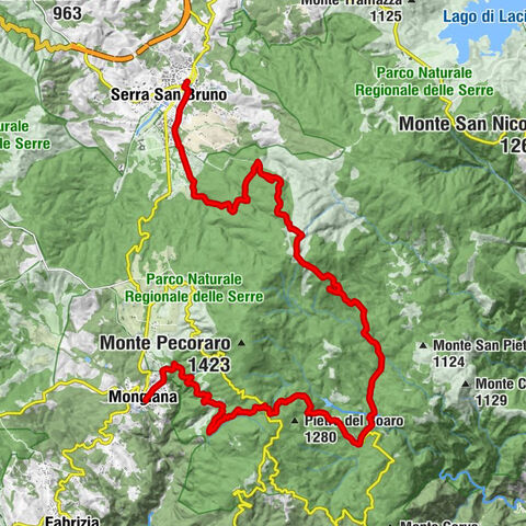 Spinetto - Serra San Bruno - Rosarella - Mongiana