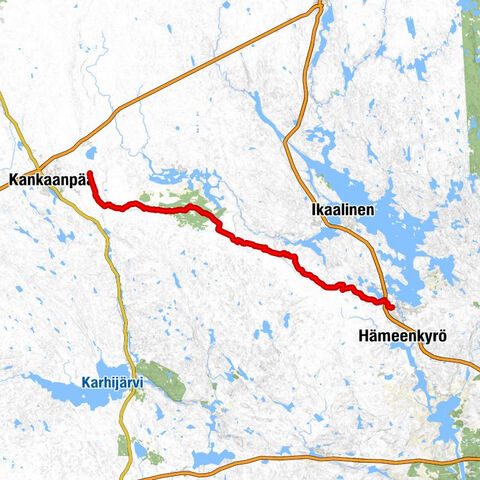 Jämijärvi - Lomahotelli Jämi - Kyröskoski